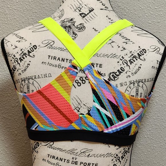 VICTORIA'S SECRET Women's Colorful Sports Bra - 36D - NEW - Picture 3 of 6